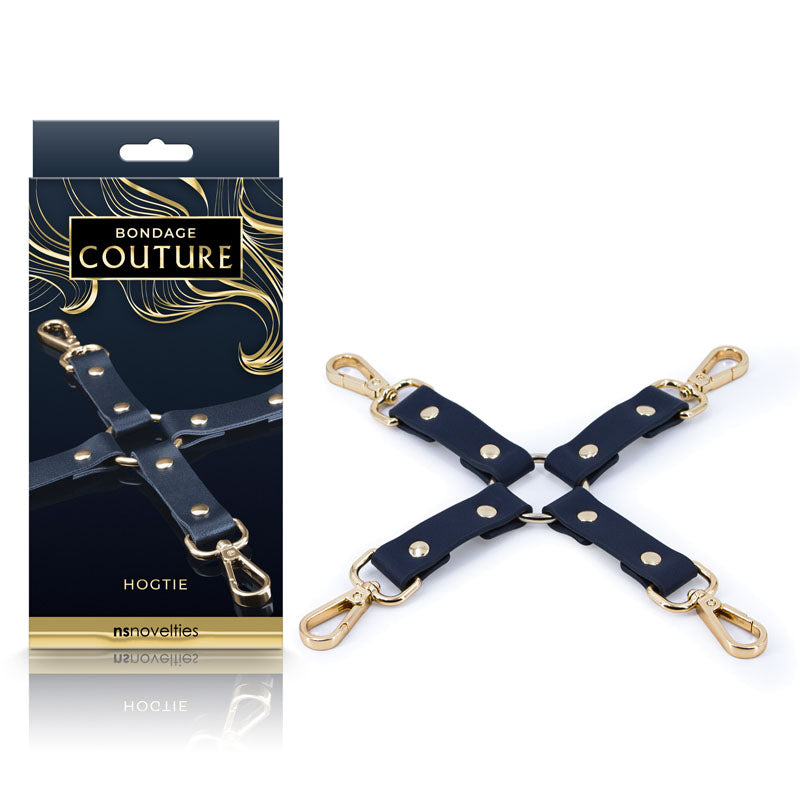 Bondage Couture Hog Tie - Blue - Blue Hog Tie Restraint (No Cuffs Included) NS Novelties